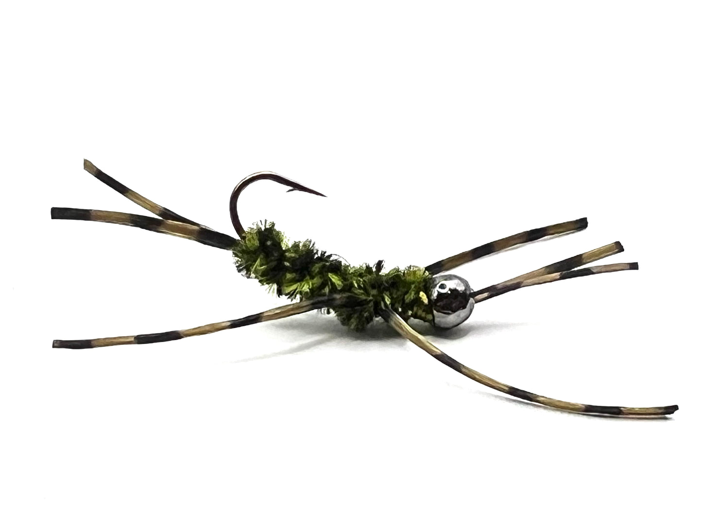 Size 12 Black Olive Pat’s Stoneflies