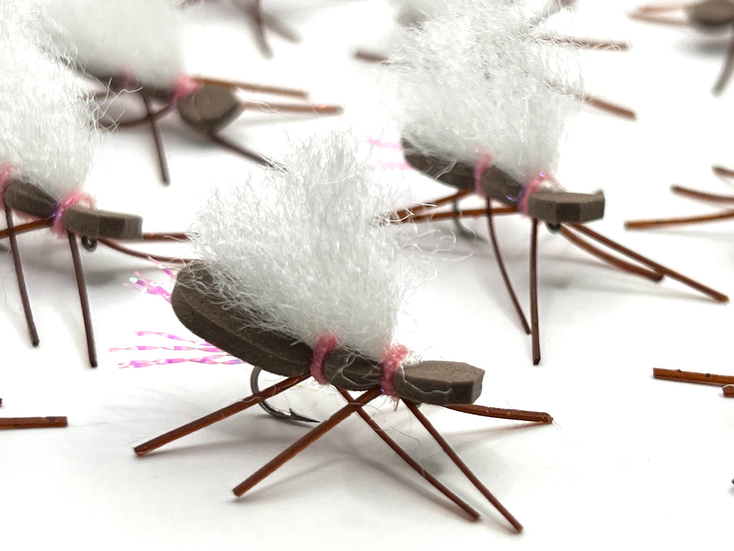 Brown Chubby Chernobyls with pink dubbing