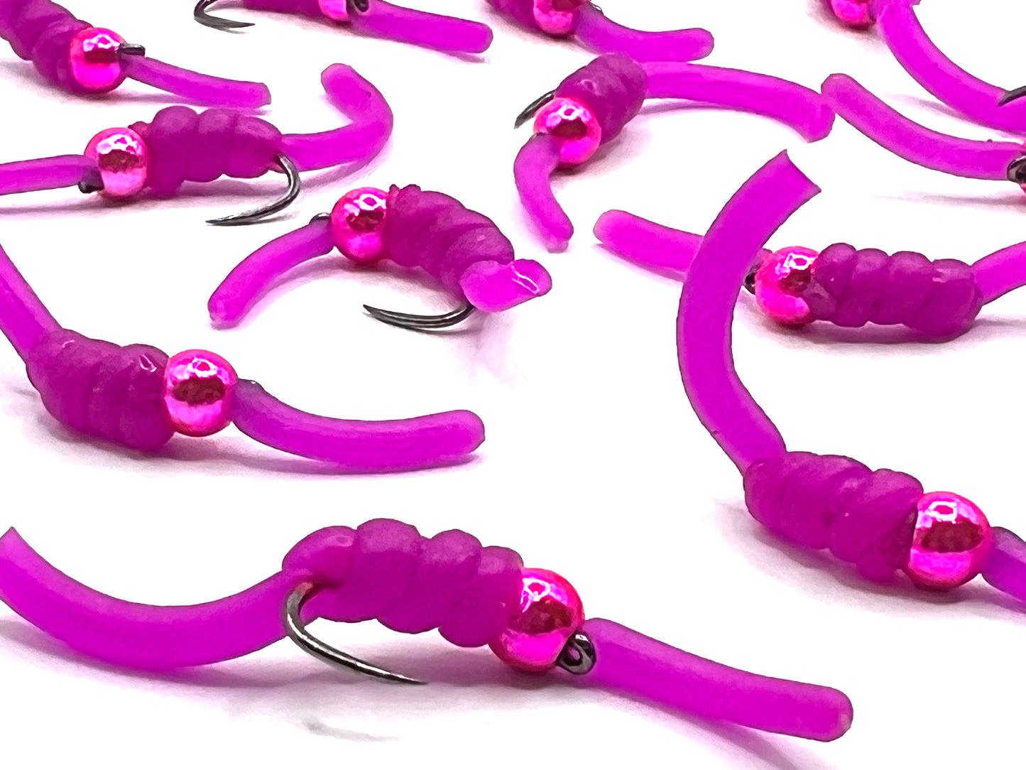 Hot Pink Tungsten Squirmies