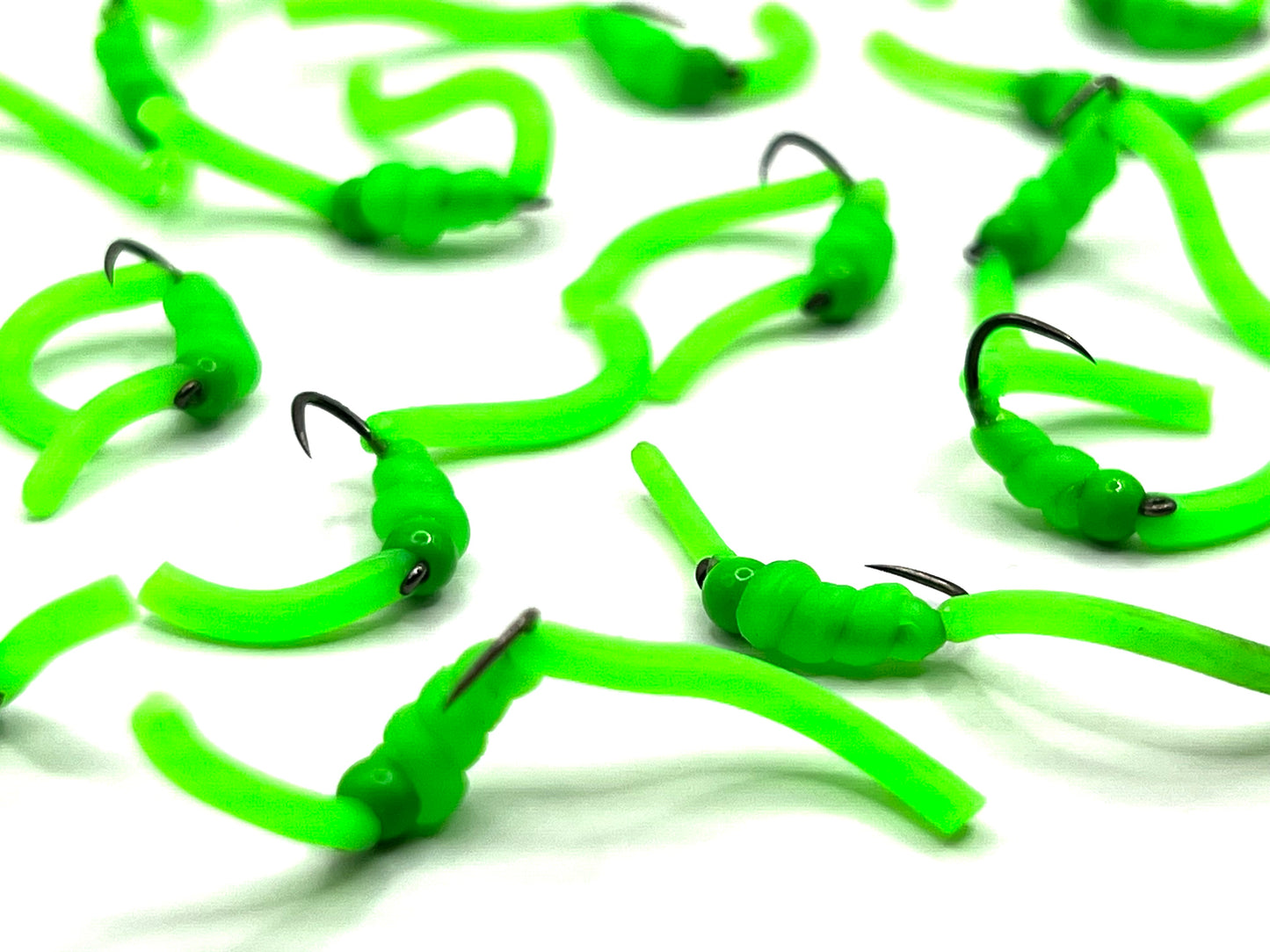 Fluorescent Green Tungsten Squirmies