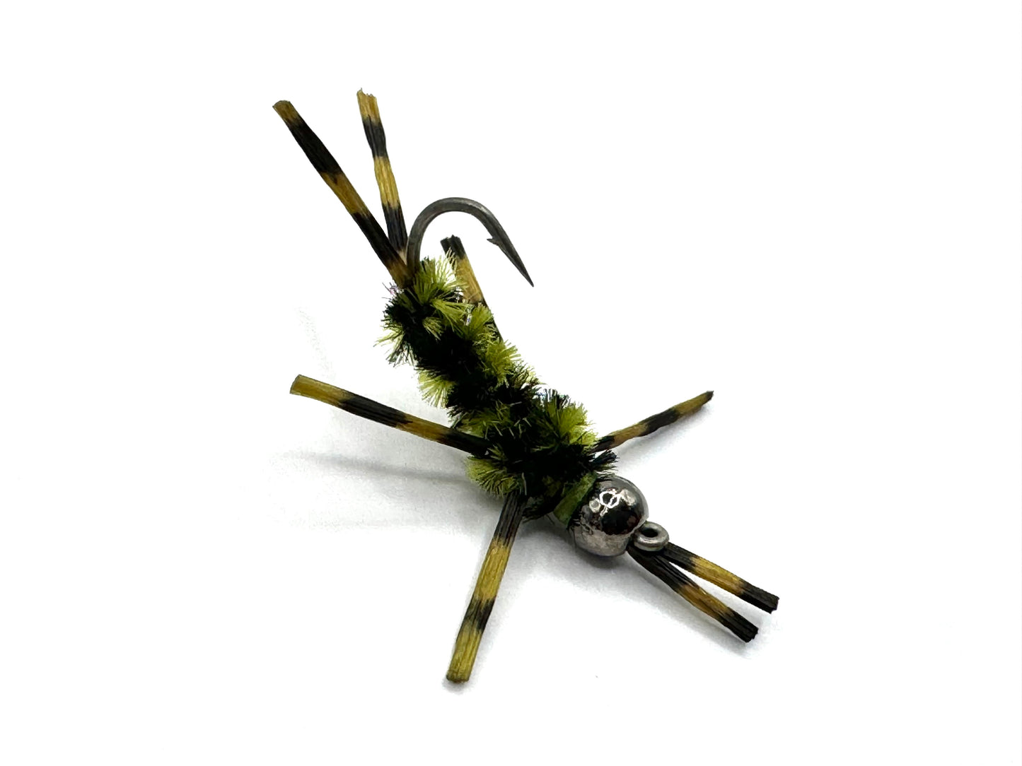 Size 14 Black Olive Mini Pat’s Stoneflies