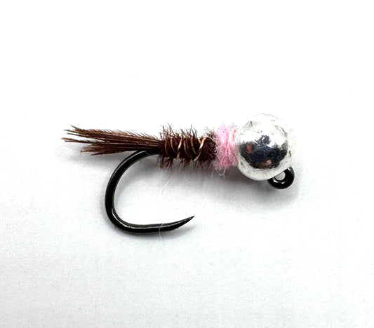 Size 14 Silver Bead and Pale Pink-dubbed Frenchies