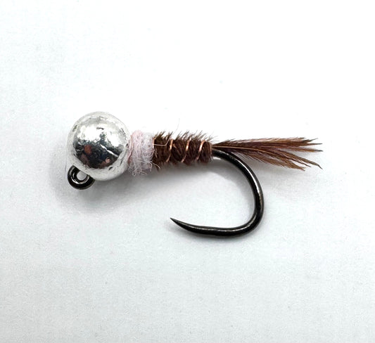 Size 14 Silver Bead and Pale Pink-dubbed Frenchies