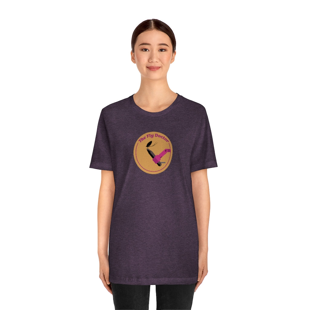 Fly Doctor Logo Adult Unisex Jersey Short Sleeve Tee