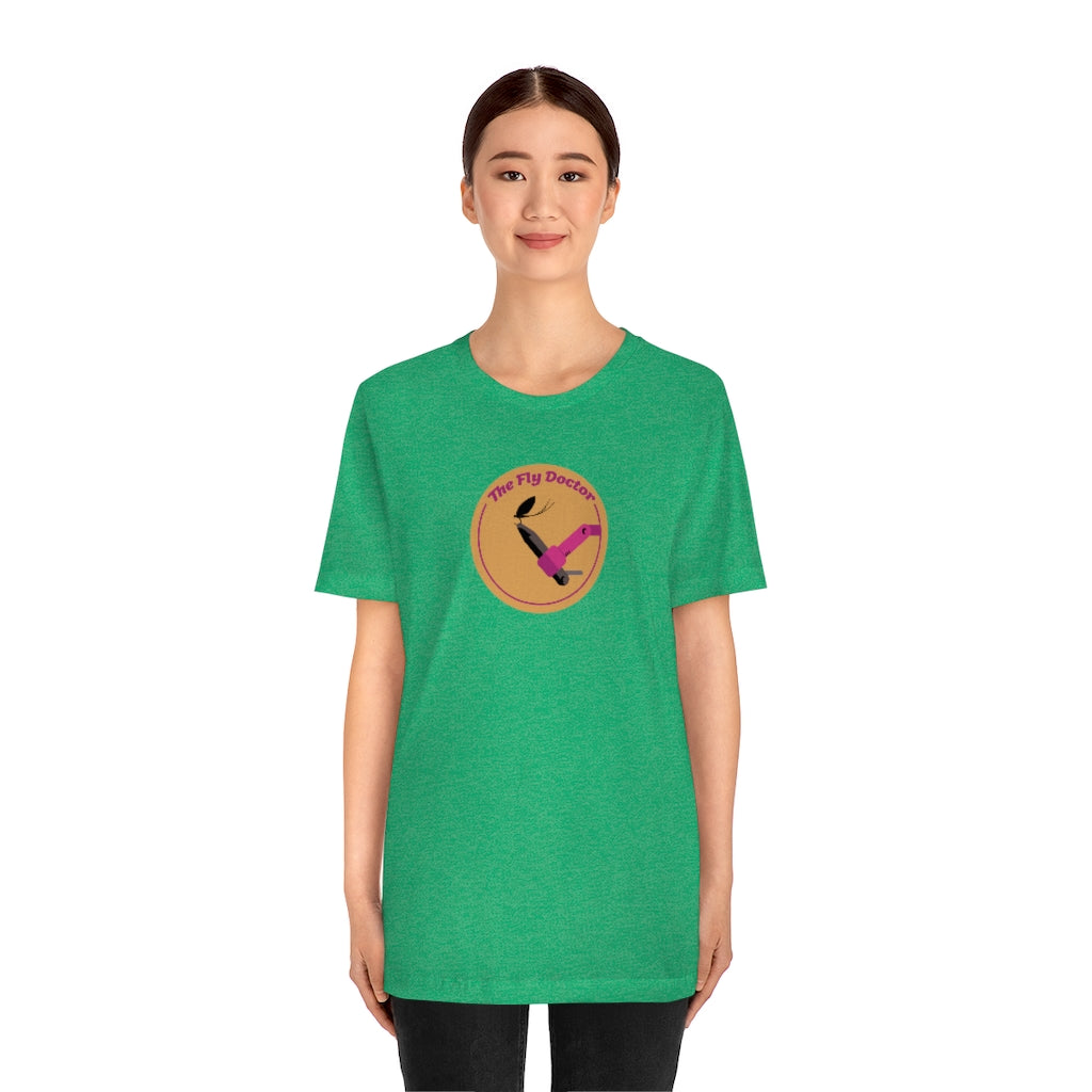 Fly Doctor Logo Adult Unisex Jersey Short Sleeve Tee