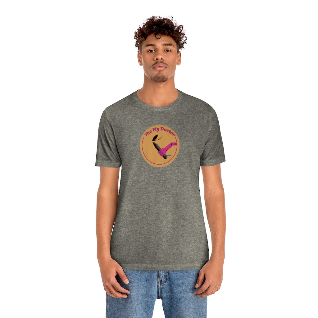 Fly Doctor Logo Adult Unisex Jersey Short Sleeve Tee