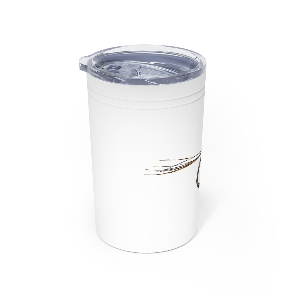 Peacock Frenchie Vacuum Tumbler & Insulator, 11oz.