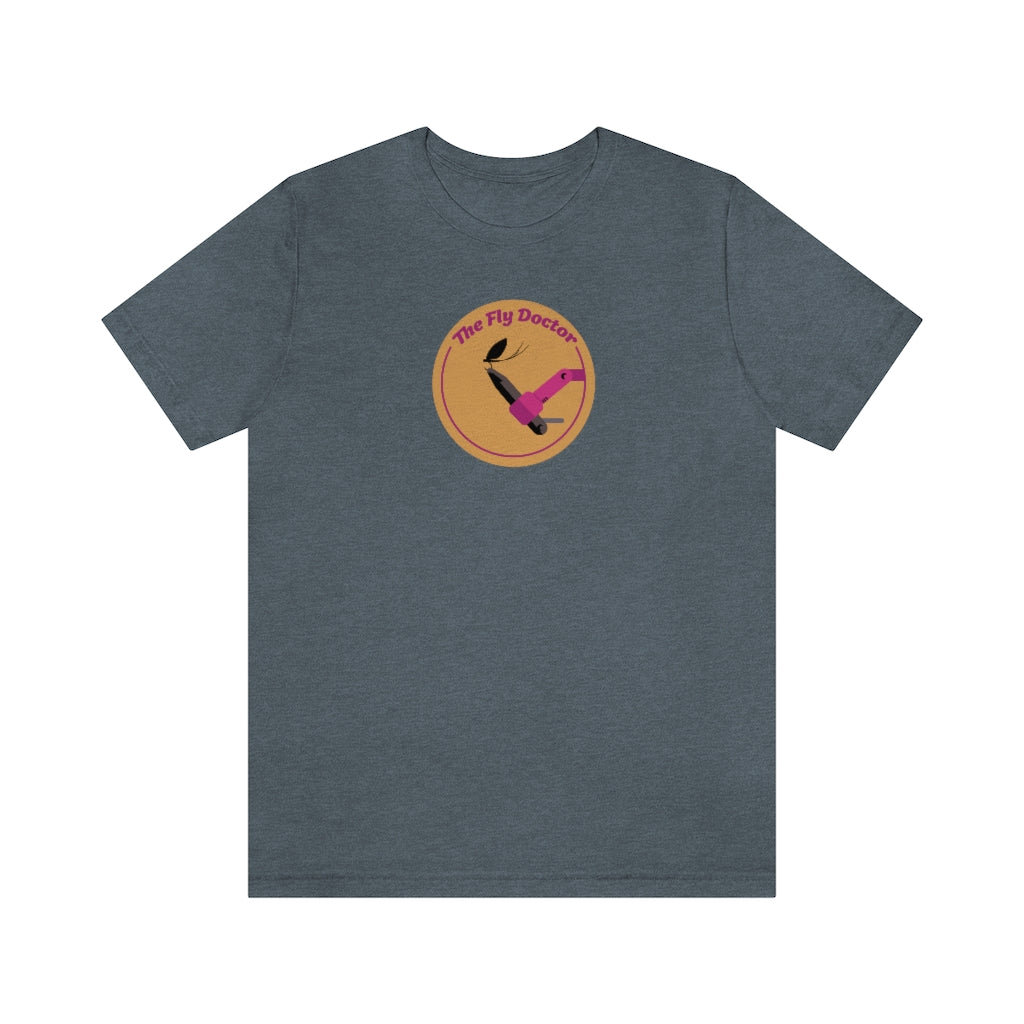 Fly Doctor Logo Adult Unisex Jersey Short Sleeve Tee