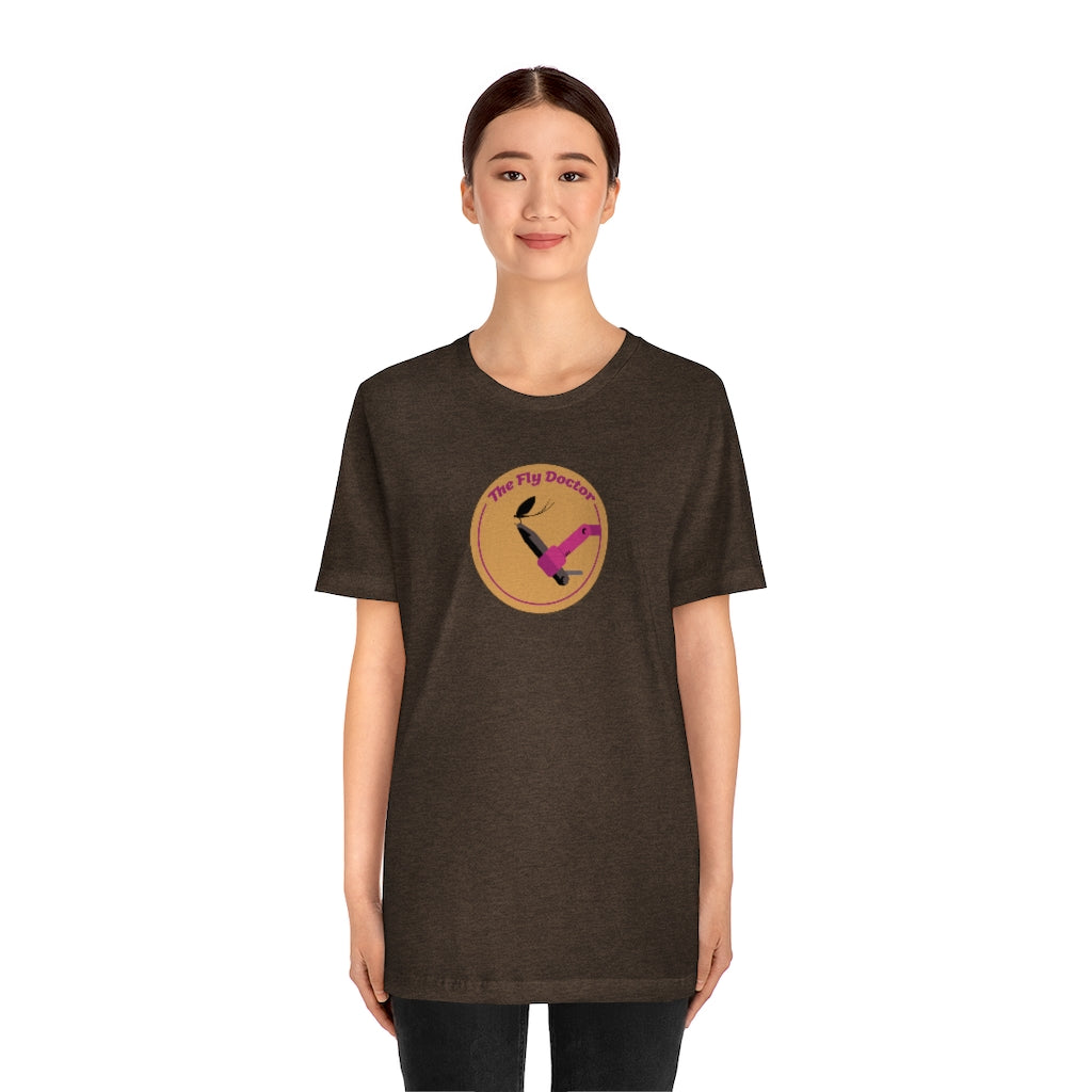 Fly Doctor Logo Adult Unisex Jersey Short Sleeve Tee