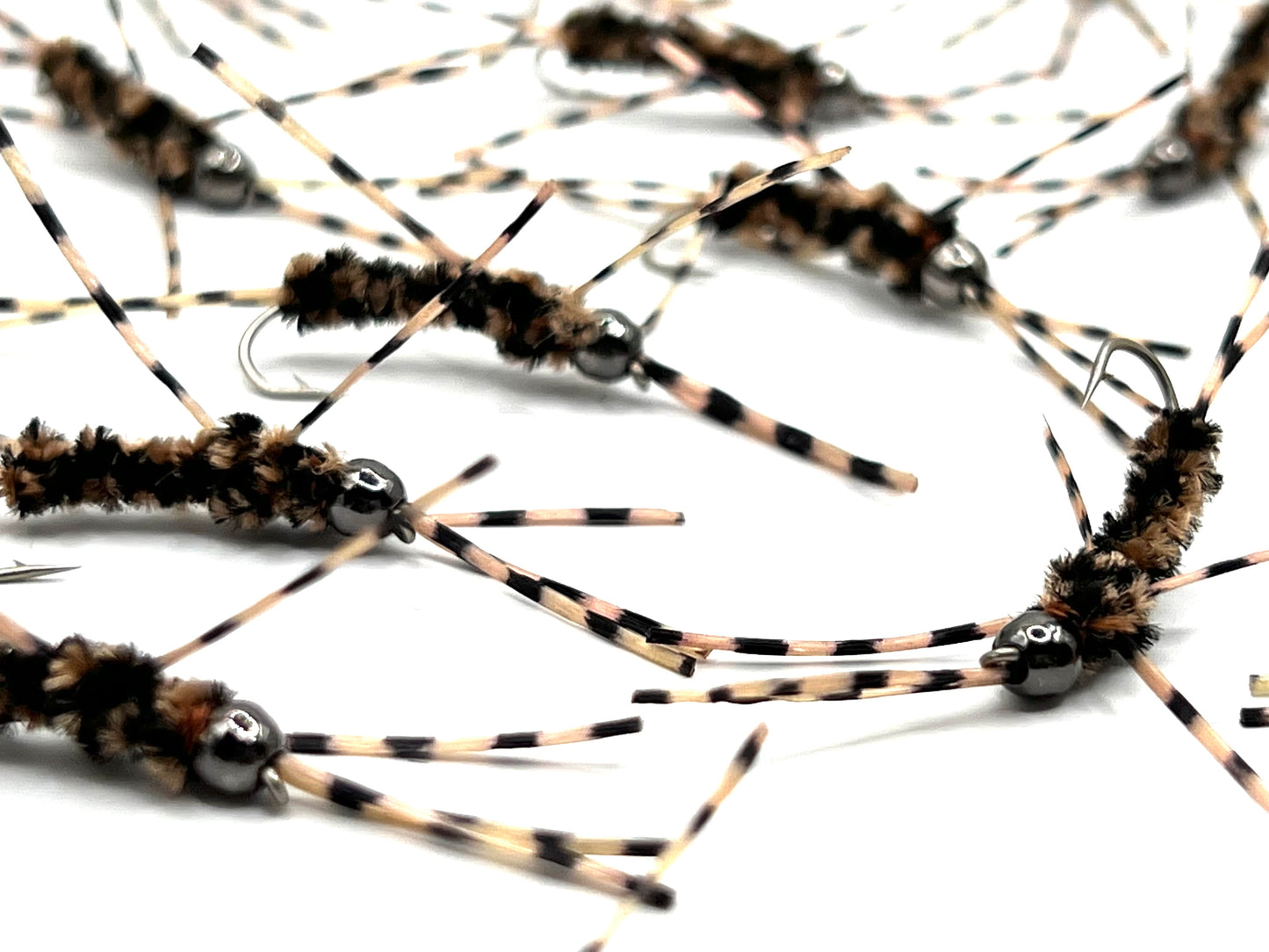 Size 10 Coffee Black and Tan Pat's Stoneflies