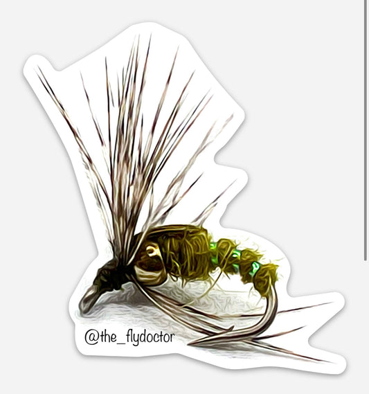 Holy Grail Caddis Emerger Sticker
