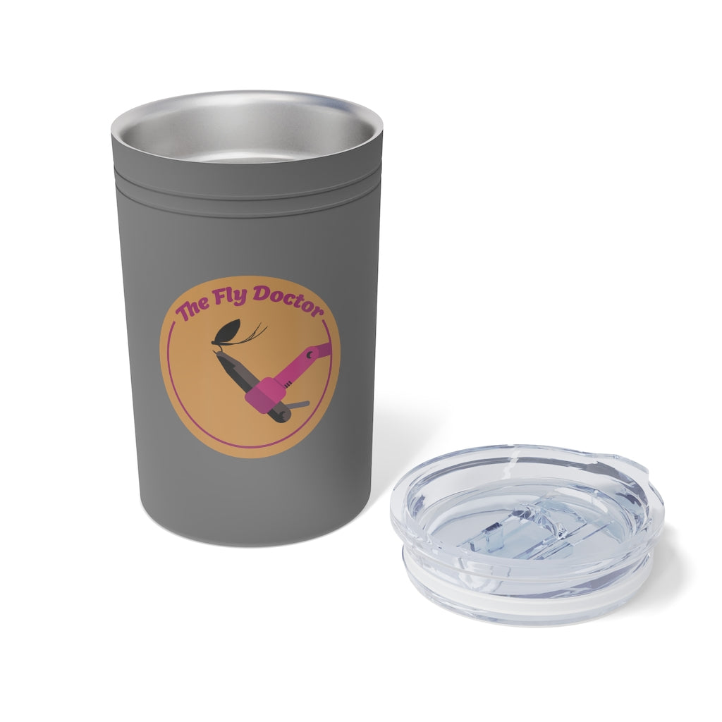 Fly Doctor Logo Vacuum Tumbler & Insulator, 11oz.