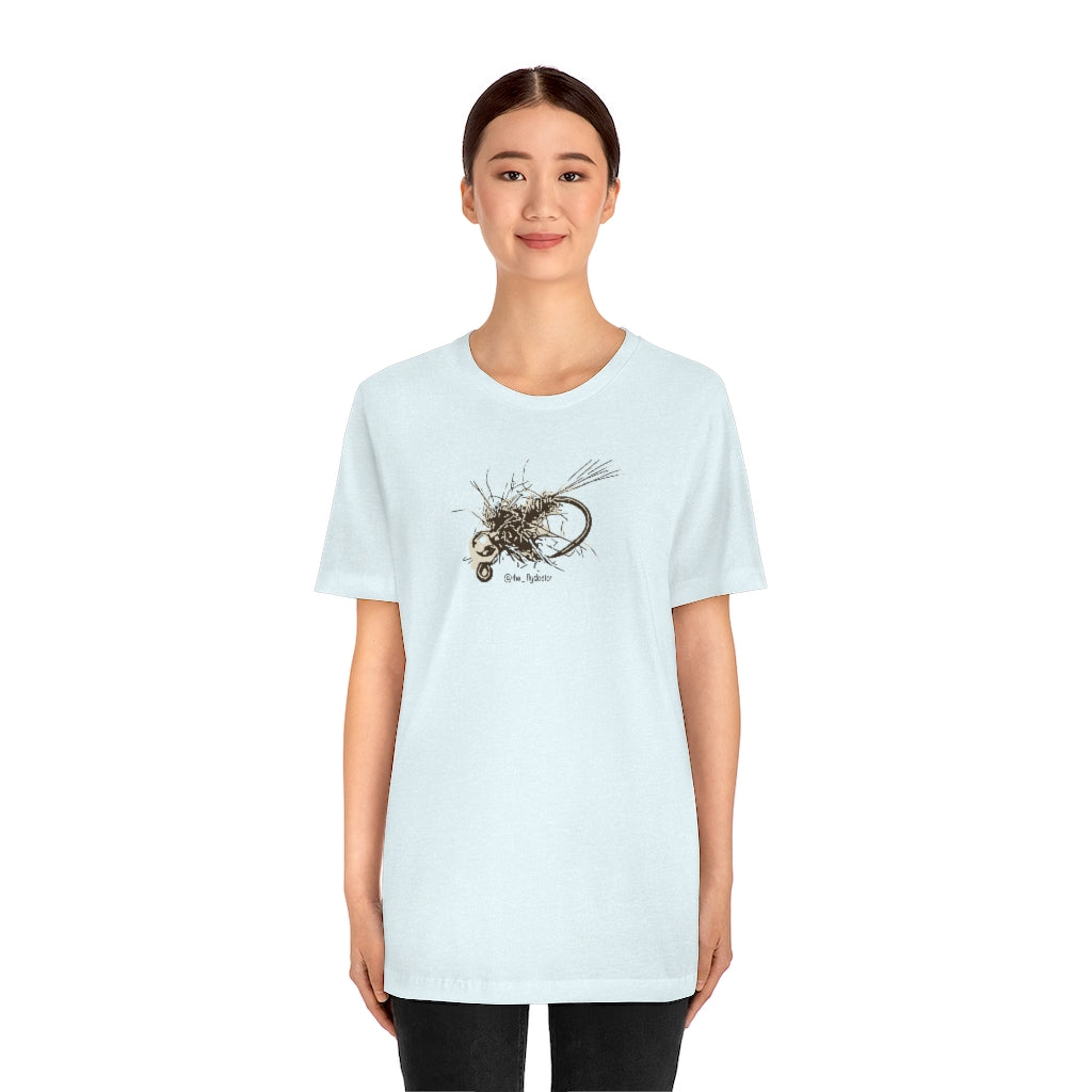 Unisex Adult Hares Ear Short Sleeve Tee