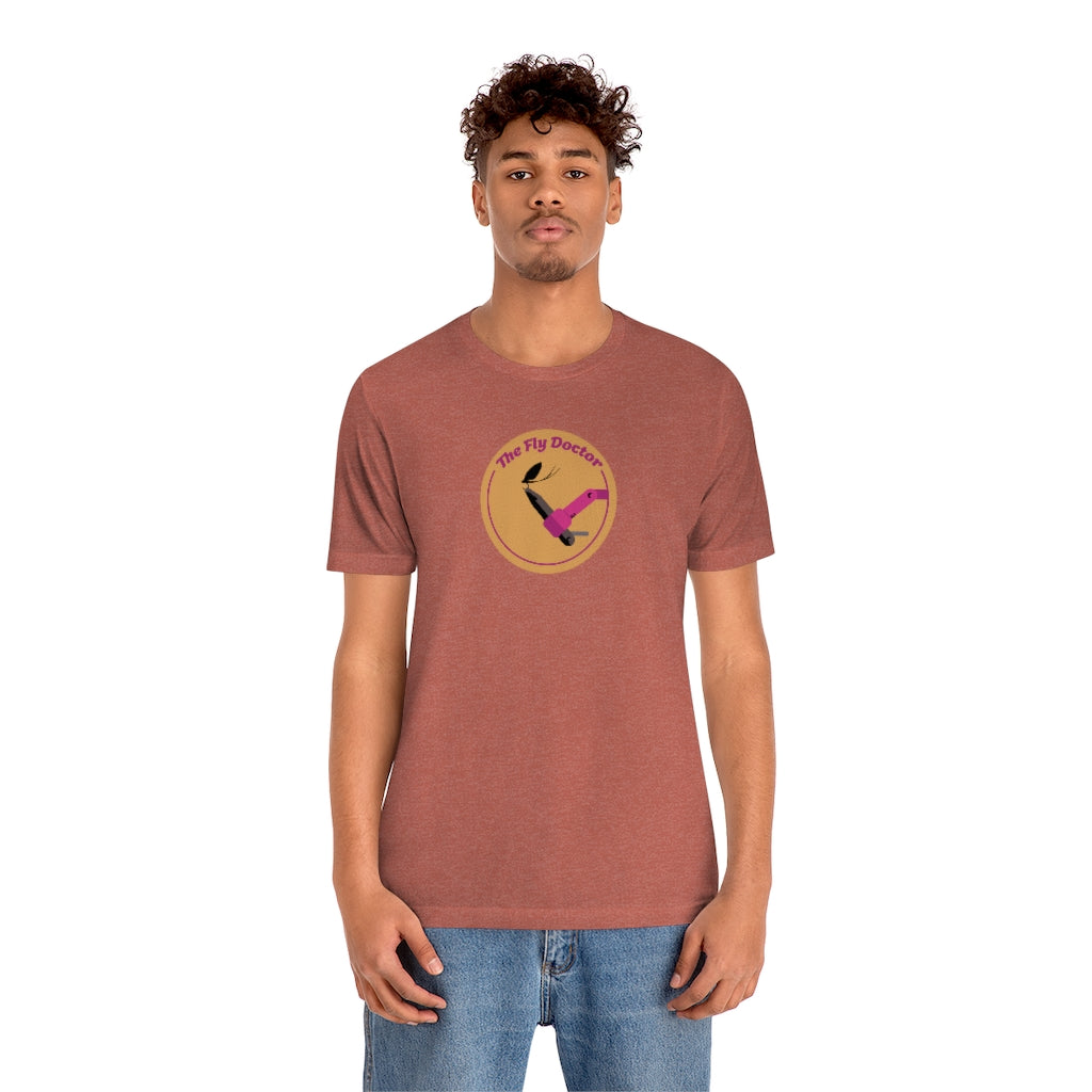 Fly Doctor Logo Adult Unisex Jersey Short Sleeve Tee