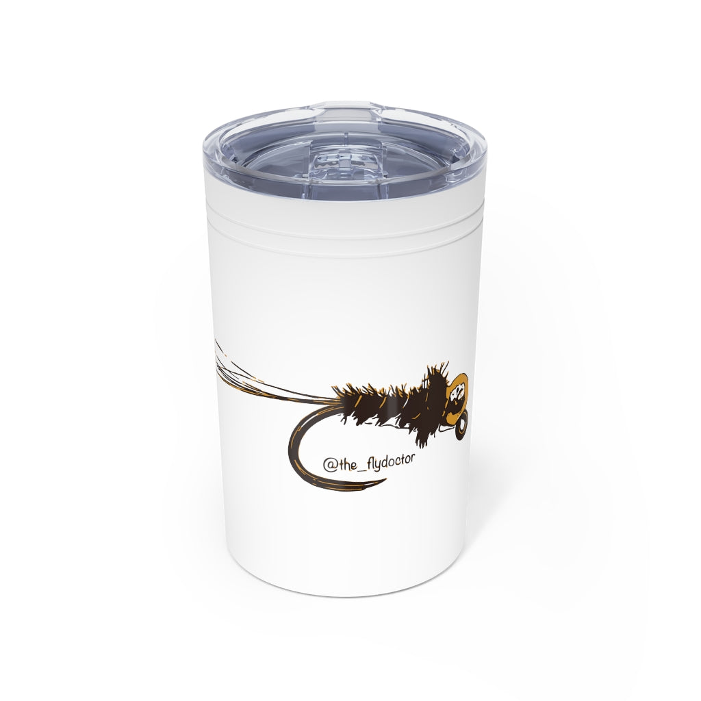 Peacock Frenchie Vacuum Tumbler & Insulator, 11oz.