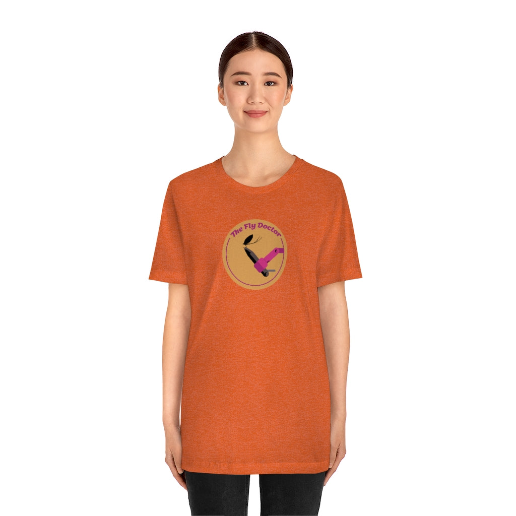 Fly Doctor Logo Adult Unisex Jersey Short Sleeve Tee