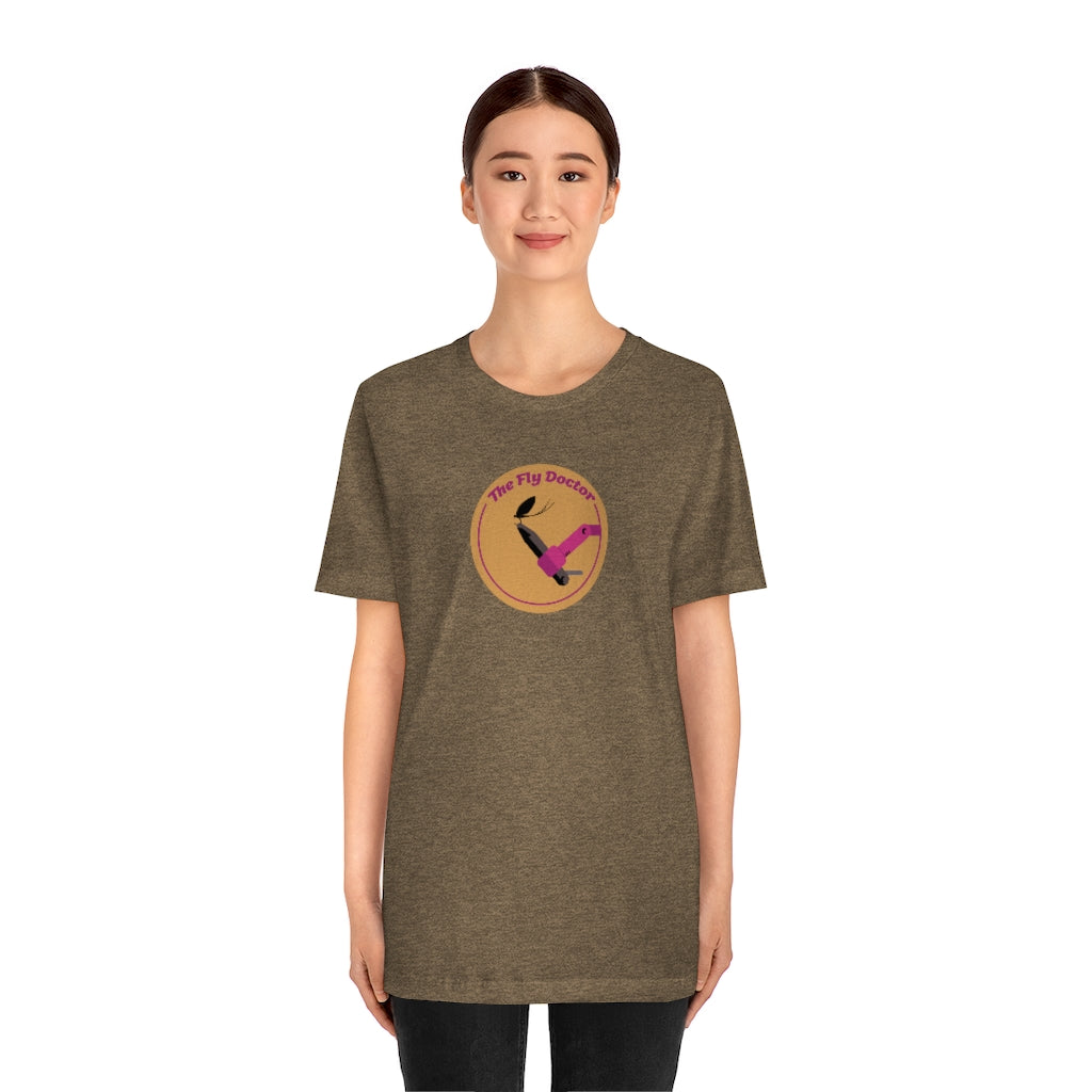 Fly Doctor Logo Adult Unisex Jersey Short Sleeve Tee