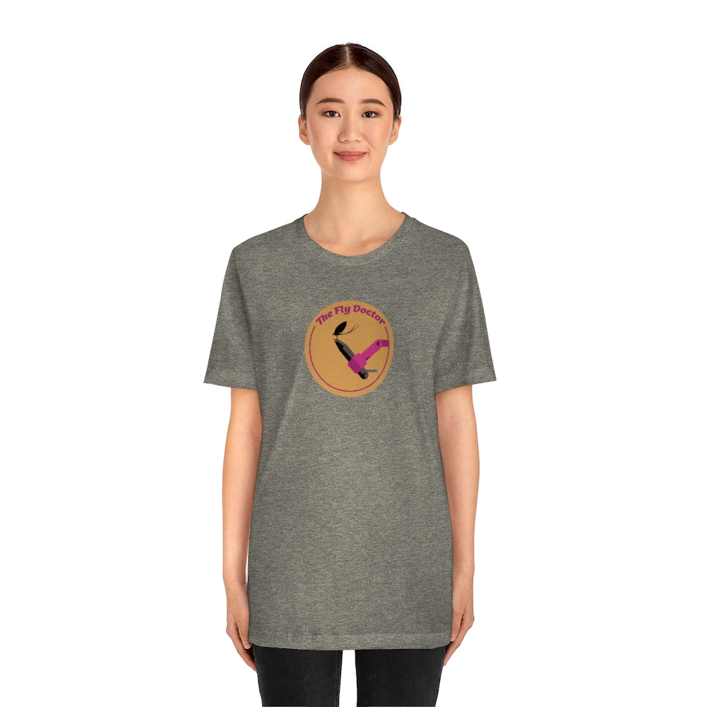 Fly Doctor Logo Adult Unisex Jersey Short Sleeve Tee