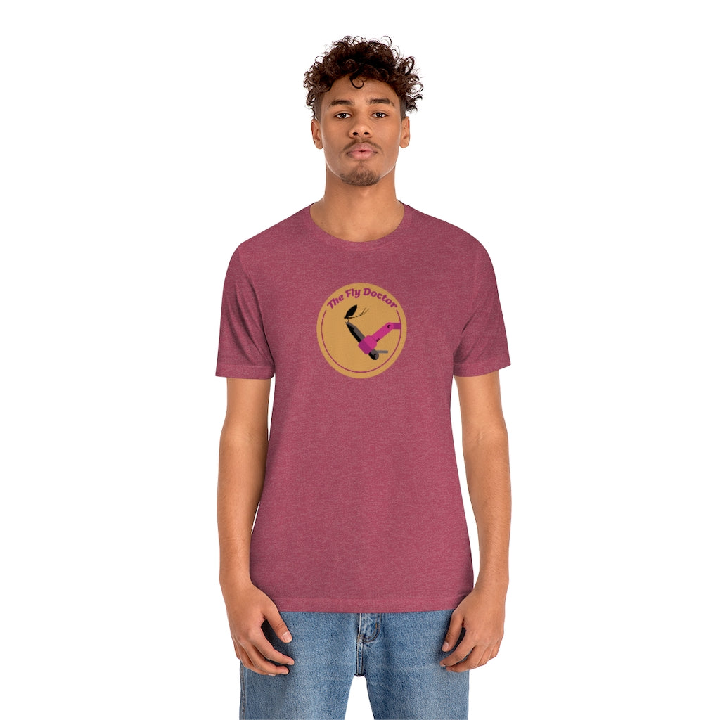 Fly Doctor Logo Adult Unisex Jersey Short Sleeve Tee