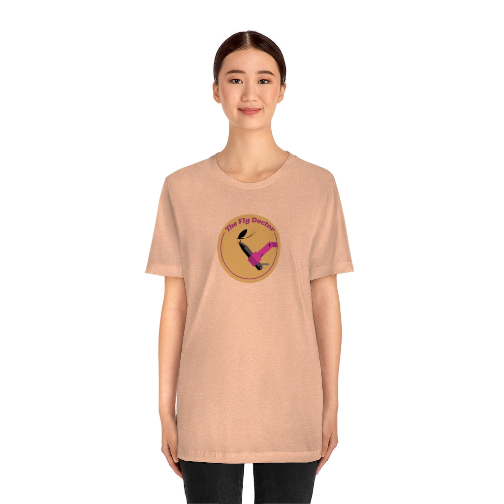 Fly Doctor Logo Adult Unisex Jersey Short Sleeve Tee