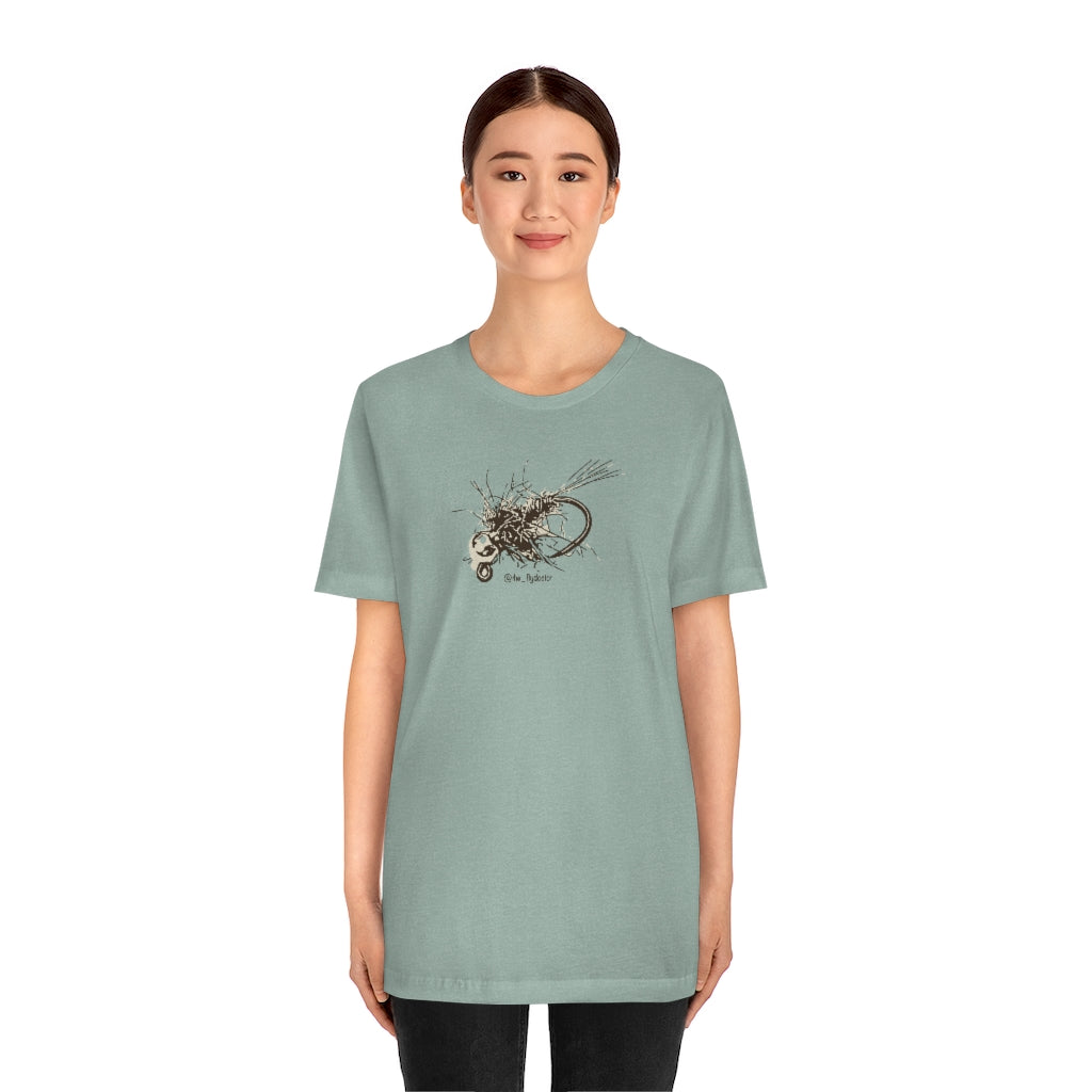 Unisex Adult Hares Ear Short Sleeve Tee