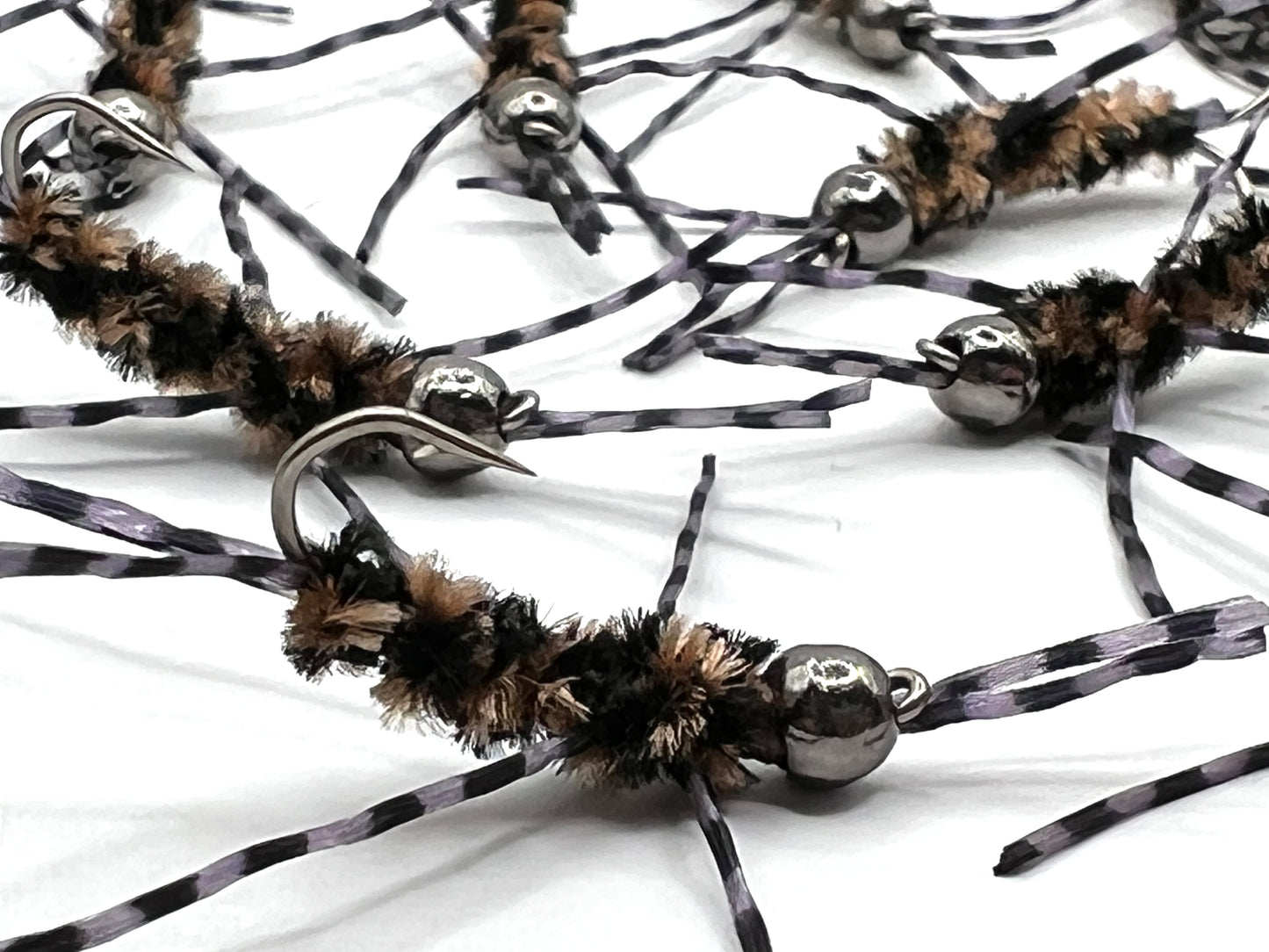 Size 8 and 12 Coffee Black Pat’s Stoneflies