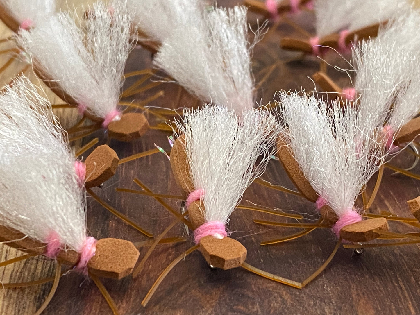 Brown Chubby Chernobyls with pink dubbing