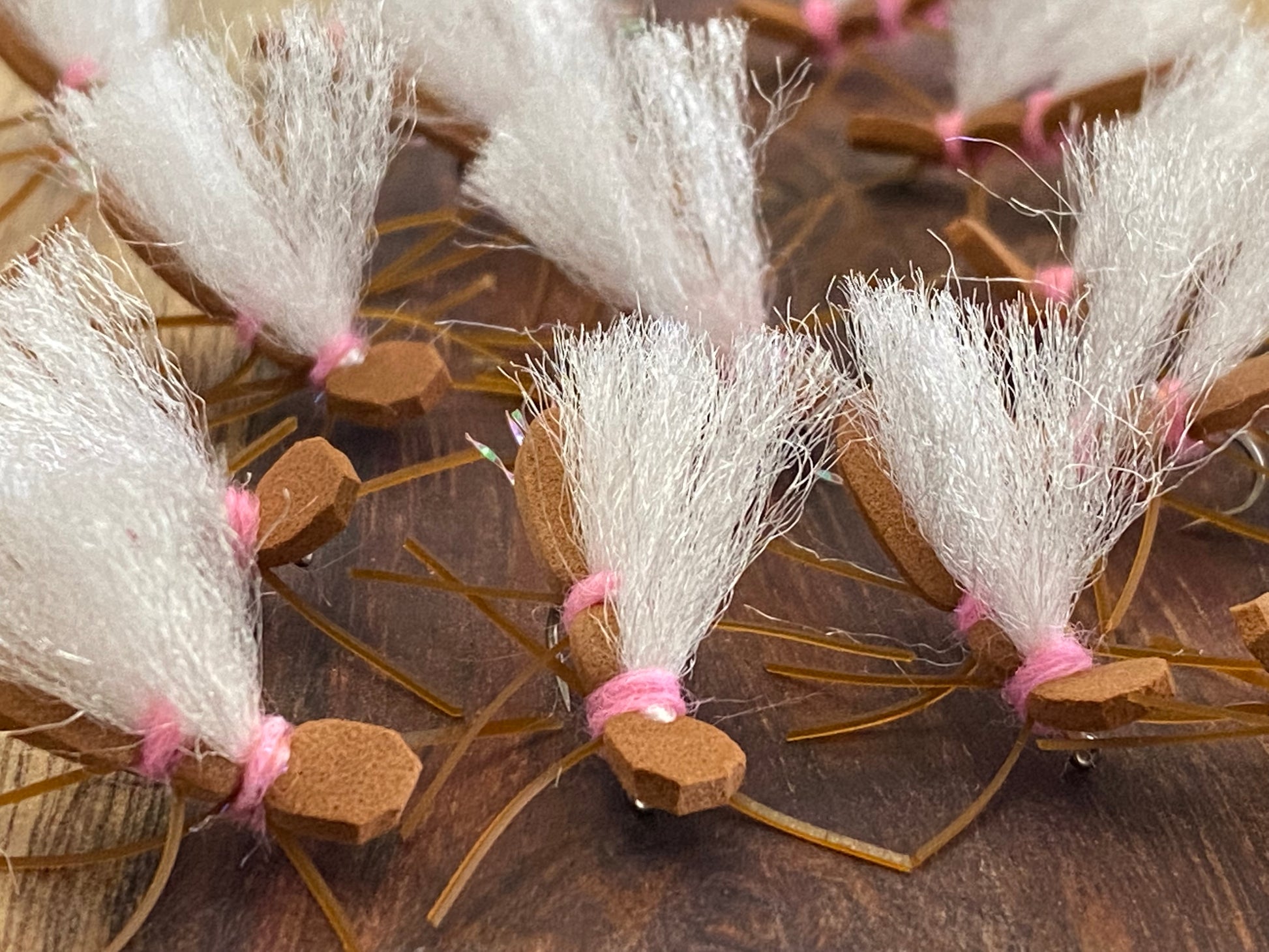 Brown Chubby Chernobyls with pink dubbing