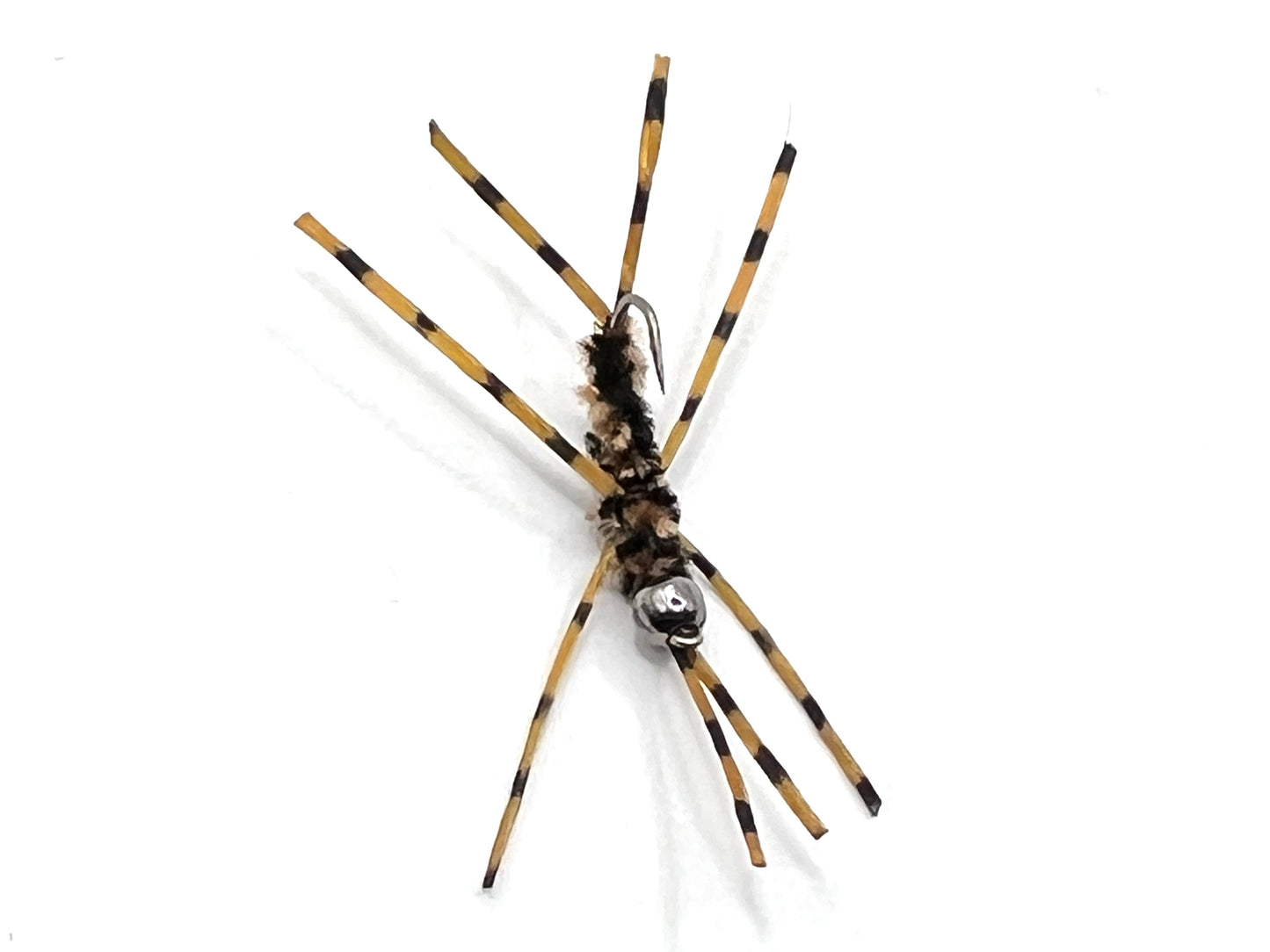 Size 12 Coffee Black and Golden Yellow Pat’s Stoneflies