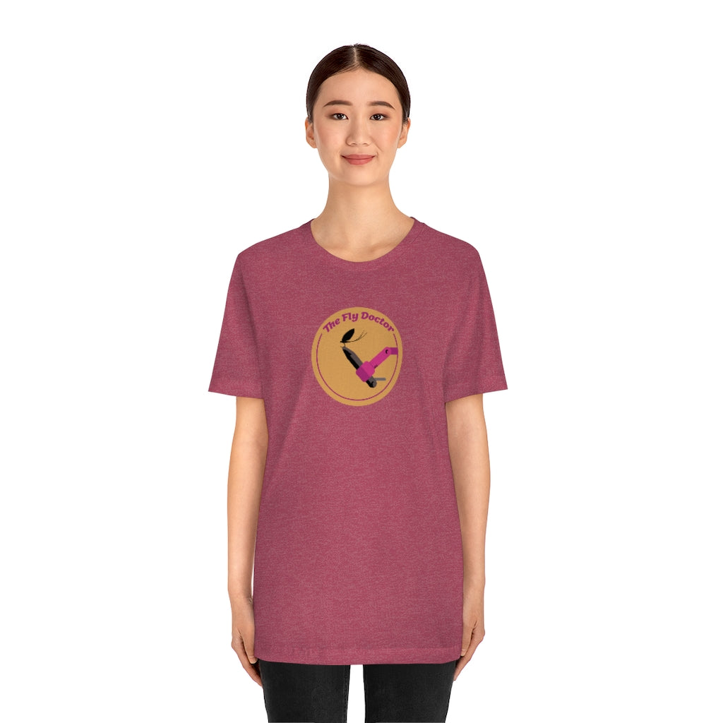 Fly Doctor Logo Adult Unisex Jersey Short Sleeve Tee