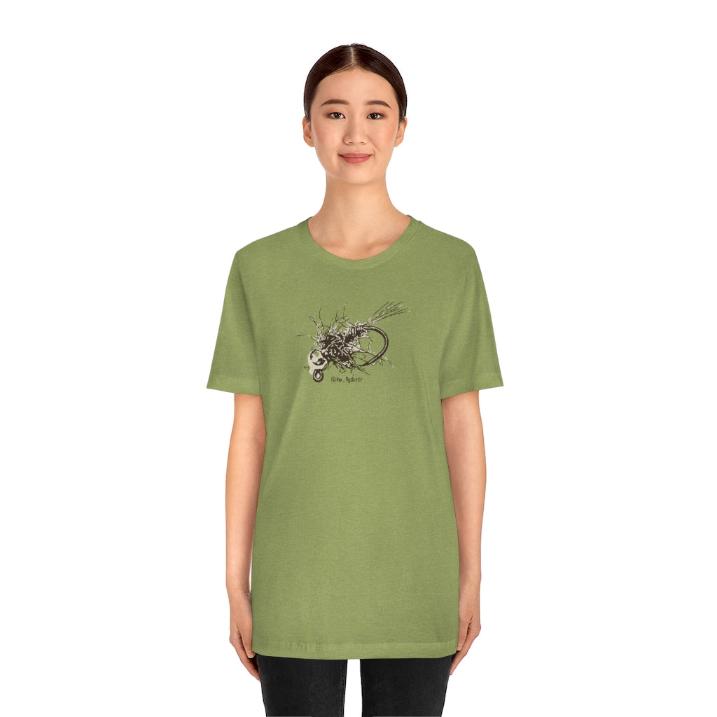 Unisex Adult Hares Ear Short Sleeve Tee