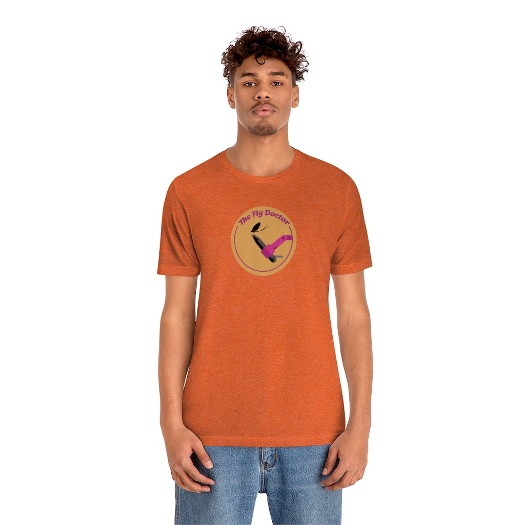 Fly Doctor Logo Adult Unisex Jersey Short Sleeve Tee