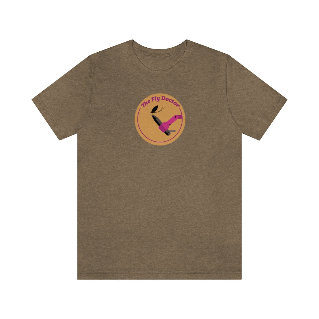 Fly Doctor Logo Adult Unisex Jersey Short Sleeve Tee