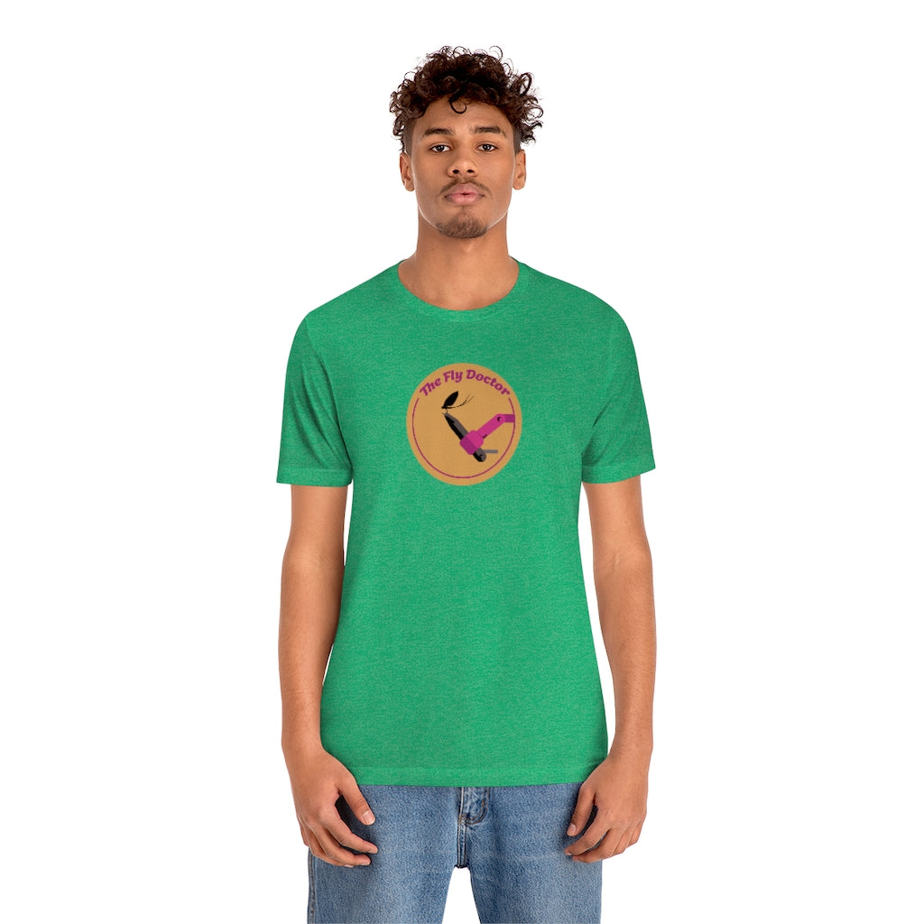 Fly Doctor Logo Adult Unisex Jersey Short Sleeve Tee