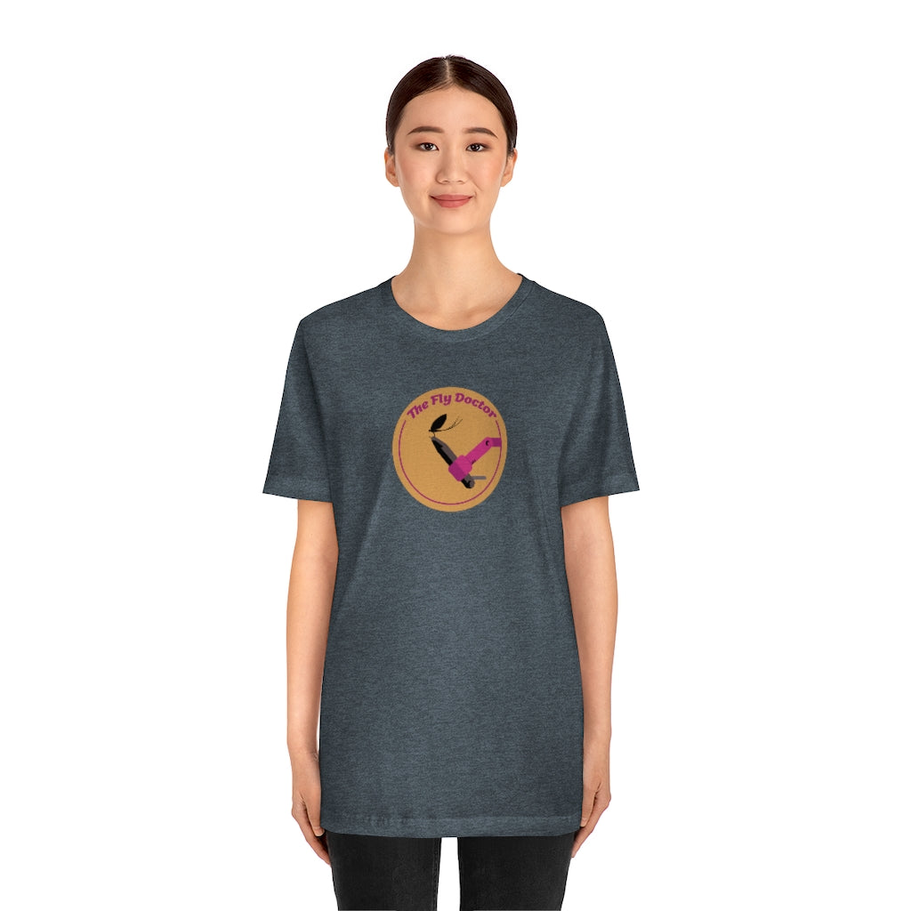 Fly Doctor Logo Adult Unisex Jersey Short Sleeve Tee
