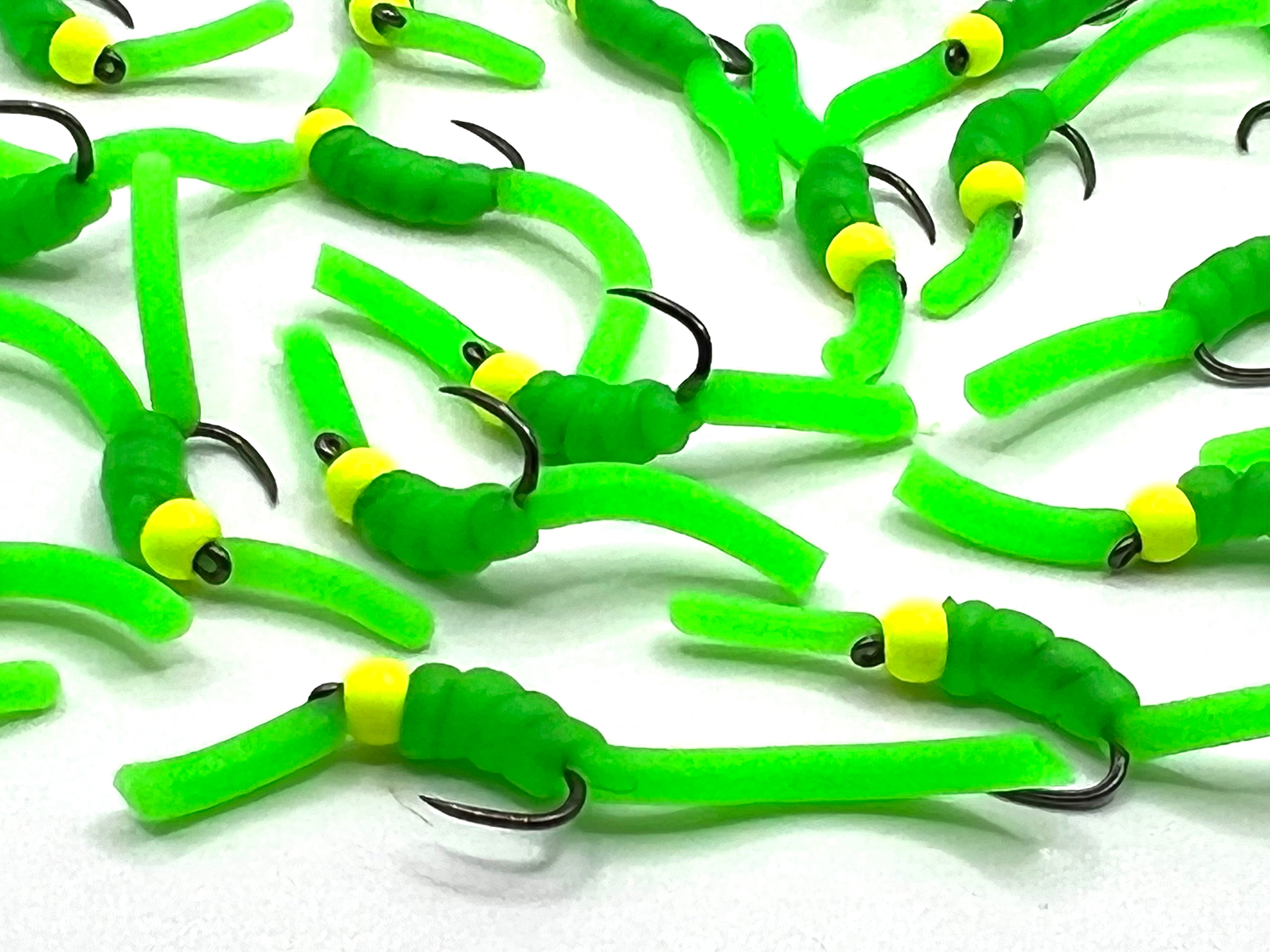 Green Fishing Hooks