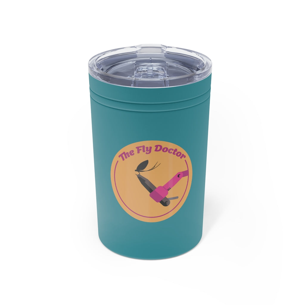Fly Doctor Logo Vacuum Tumbler & Insulator, 11oz.
