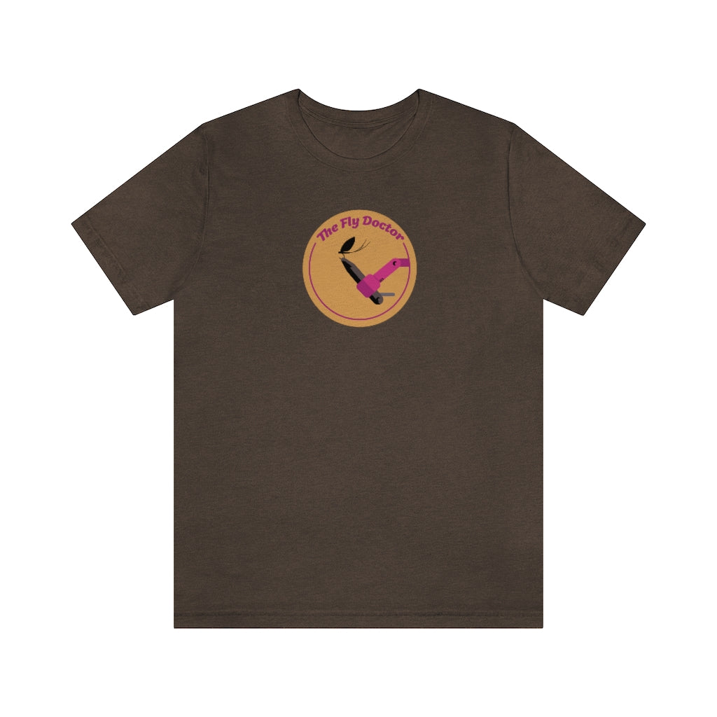 Fly Doctor Logo Adult Unisex Jersey Short Sleeve Tee