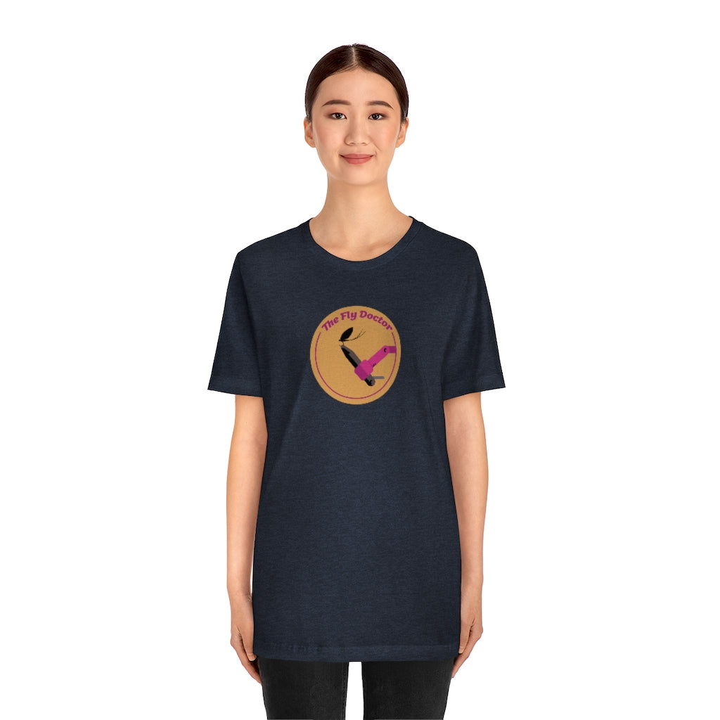 Fly Doctor Logo Adult Unisex Jersey Short Sleeve Tee