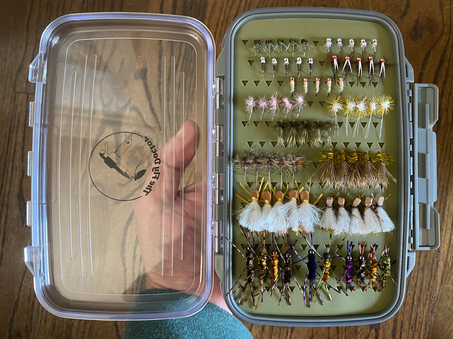 Double-sided silicone fly box
