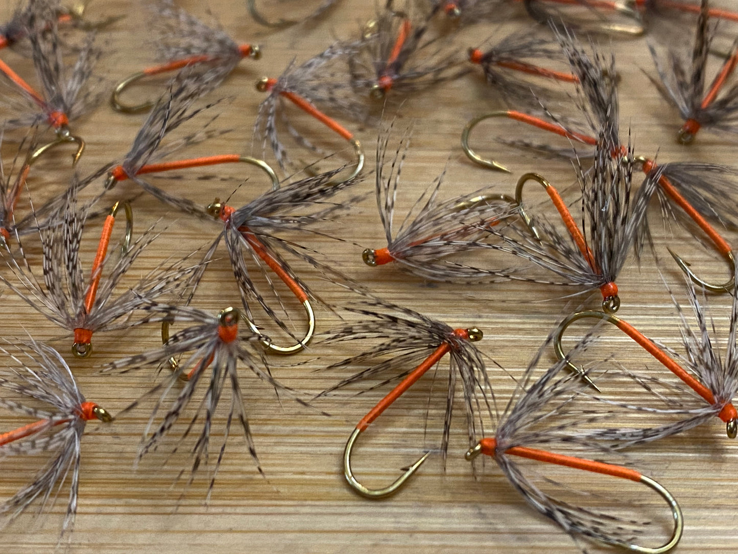 Size 12 Partridge and Orange soft hackle wet flies