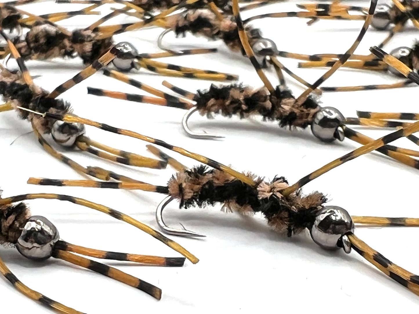Size 12 Coffee Black and Golden Yellow Pat’s Stoneflies