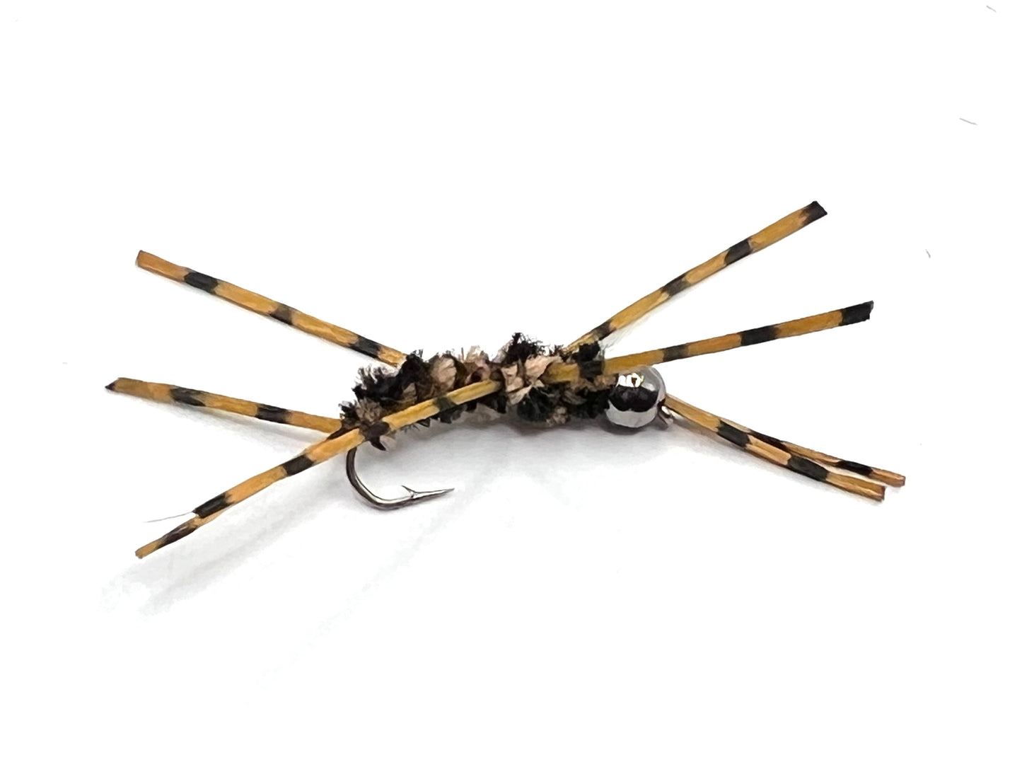 Size 12 Coffee Black and Golden Yellow Pat’s Stoneflies