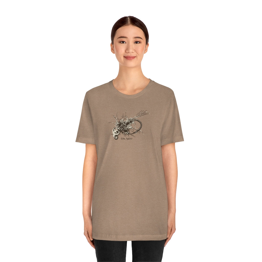 Unisex Adult Hares Ear Short Sleeve Tee