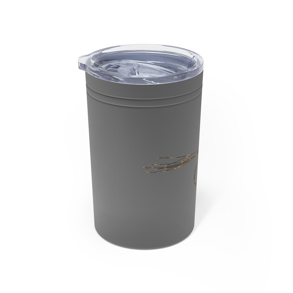 Peacock Frenchie Vacuum Tumbler & Insulator, 11oz.