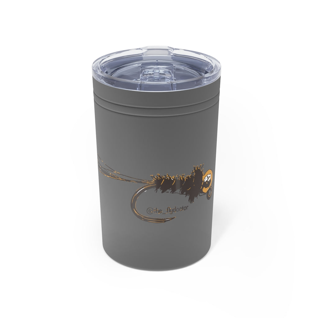 Peacock Frenchie Vacuum Tumbler & Insulator, 11oz.
