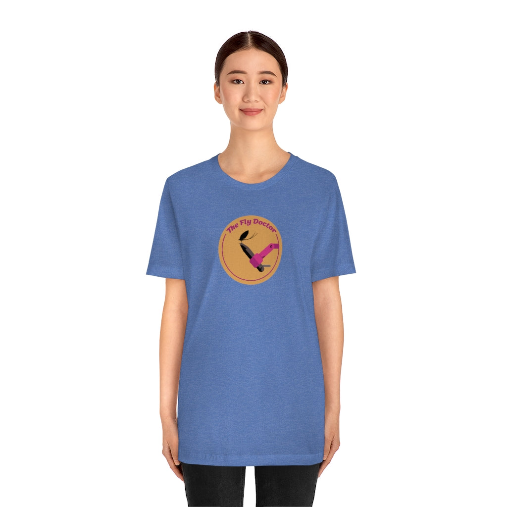 Fly Doctor Logo Adult Unisex Jersey Short Sleeve Tee