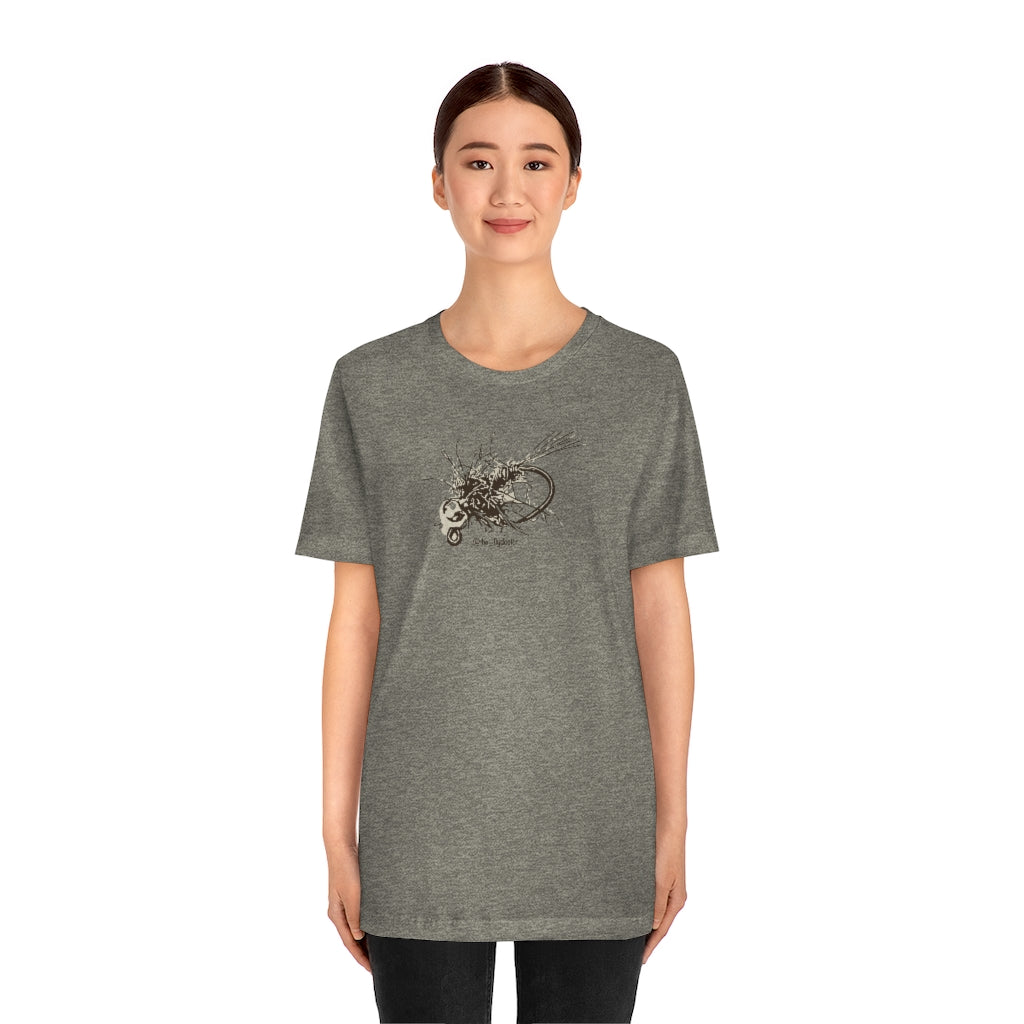 Unisex Adult Hares Ear Short Sleeve Tee