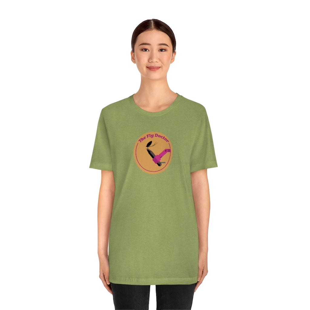 Fly Doctor Logo Adult Unisex Jersey Short Sleeve Tee
