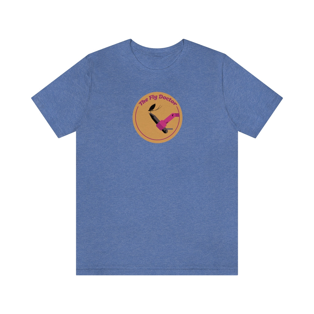 Fly Doctor Logo Adult Unisex Jersey Short Sleeve Tee